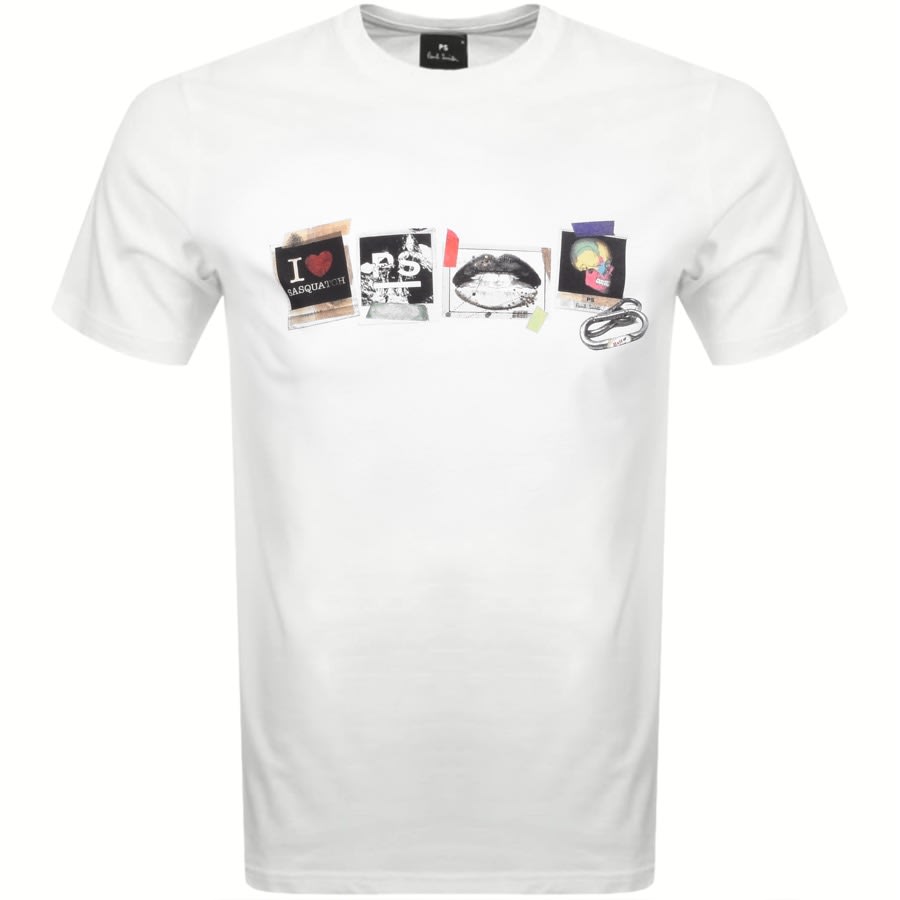 Alternative Image for ProductPS By Paul Smith Sasquatch Photos T Shirt White1
